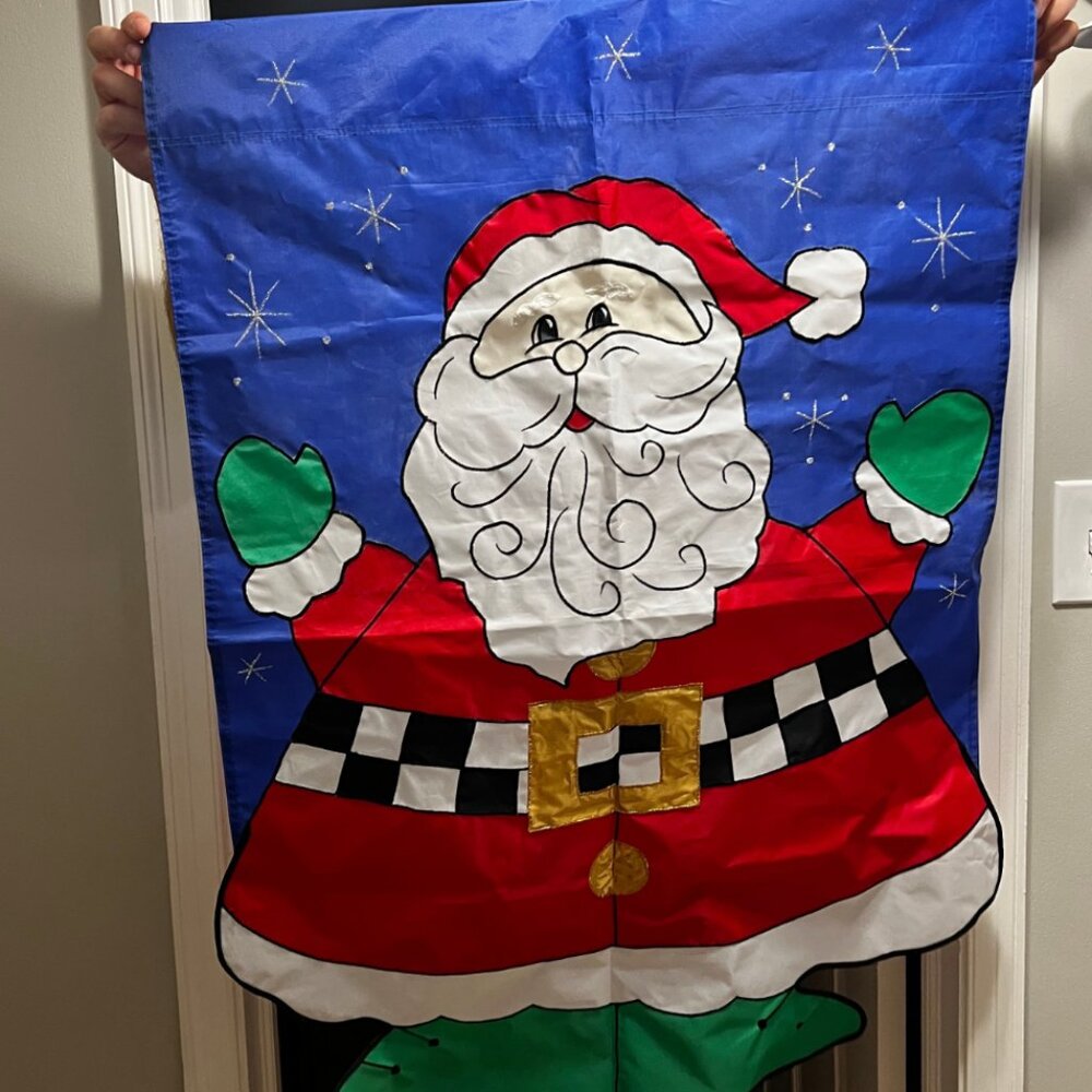 C & F Trading Corporation Santa Flag